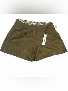Vigoss Olive Green Pull-On Shorts